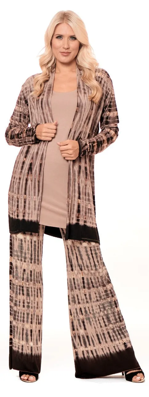 Looming Cardigan Palazzo Set