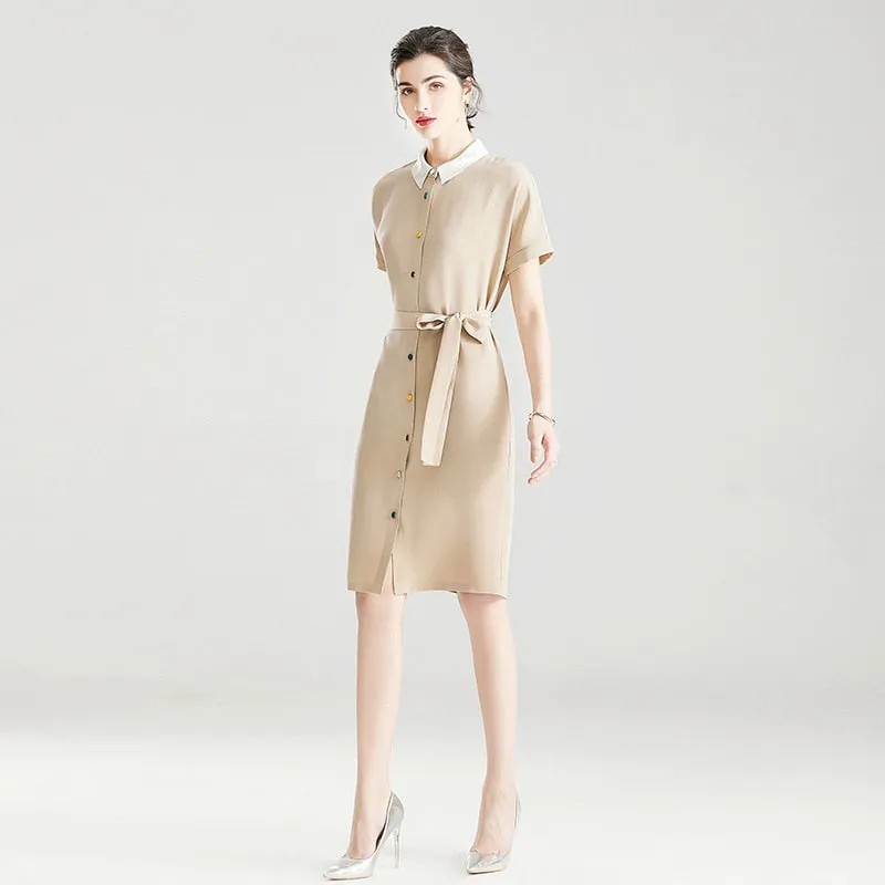 Loose-fitting Women's Triacetate Dresses