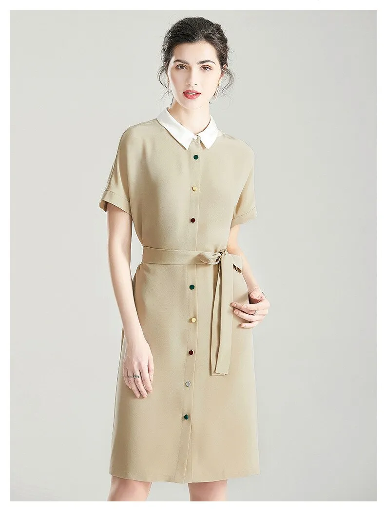 Loose-fitting Women's Triacetate Dresses