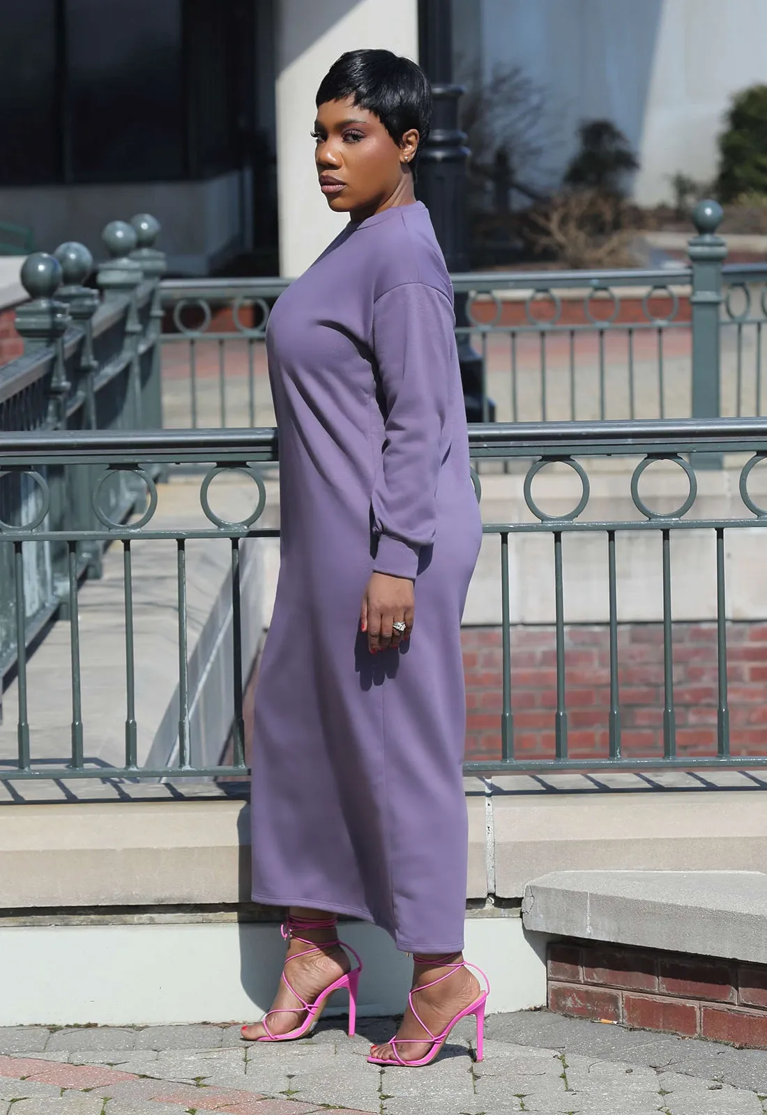 Lounge Day | Maxi Sweatshirt Dress