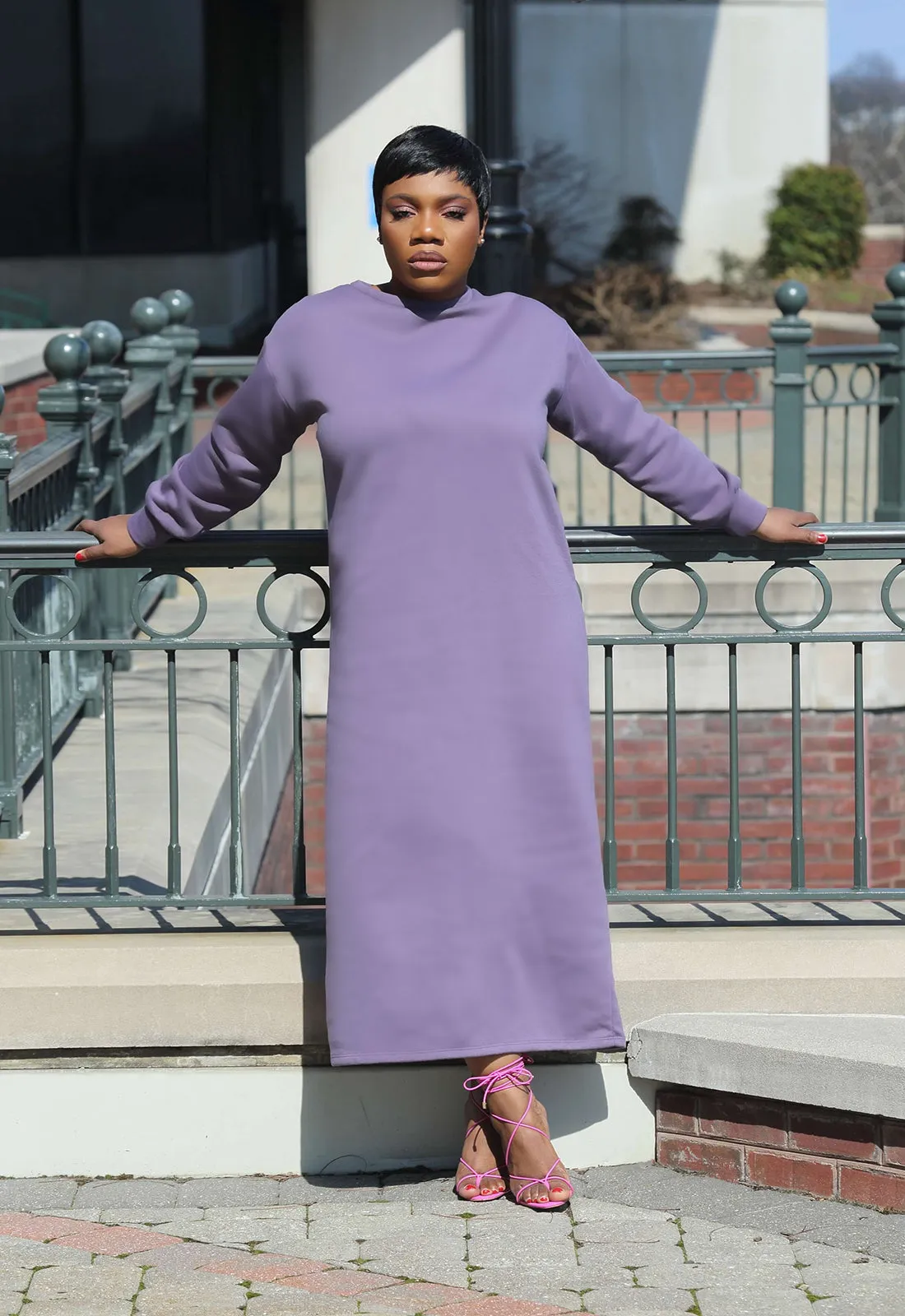 Lounge Day | Maxi Sweatshirt Dress