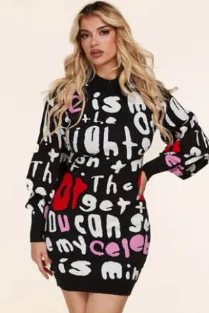 LOVE SWEATER DRESS