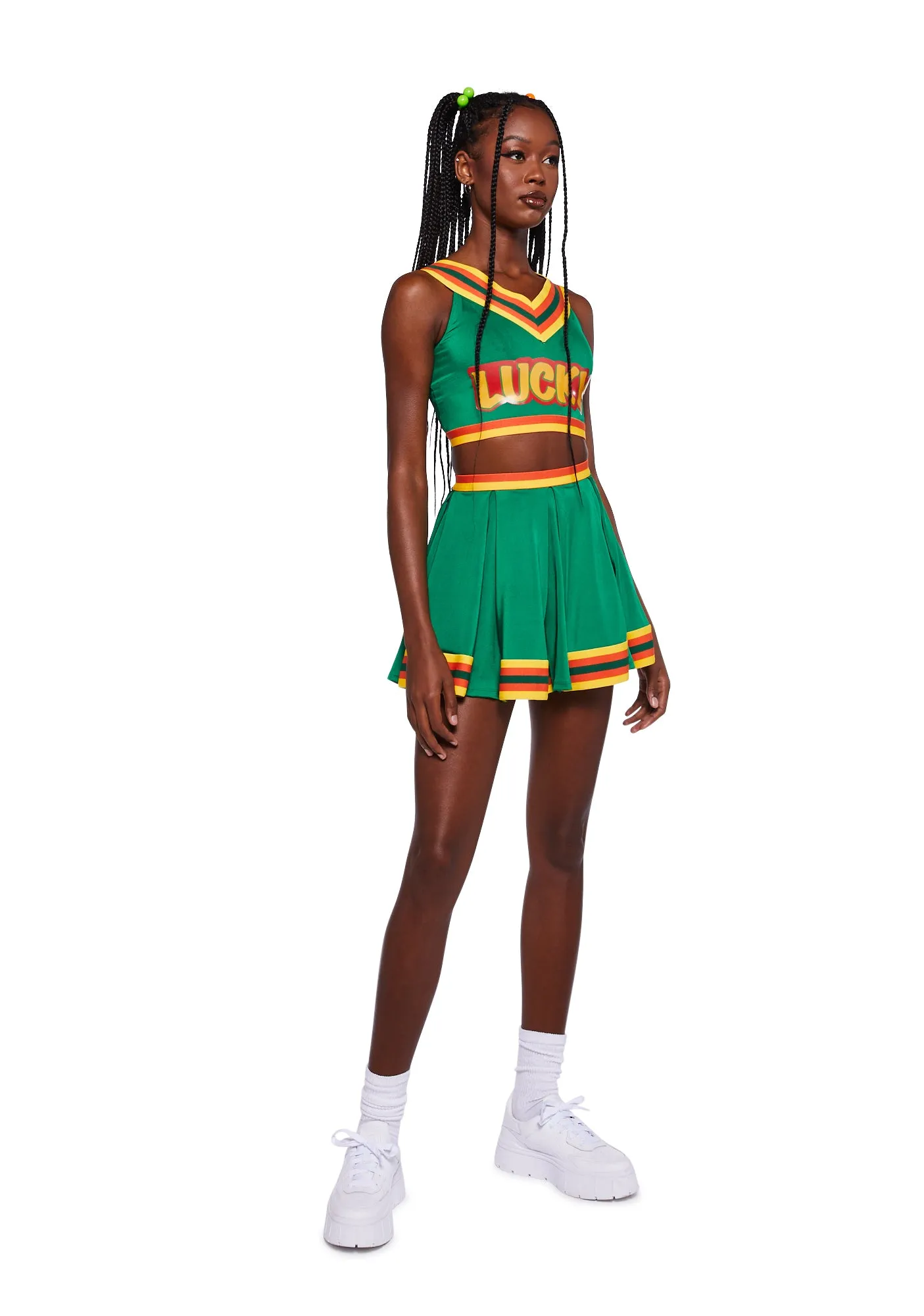 Lucky Clover Cheerleader Costume