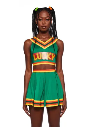 Lucky Clover Cheerleader Costume