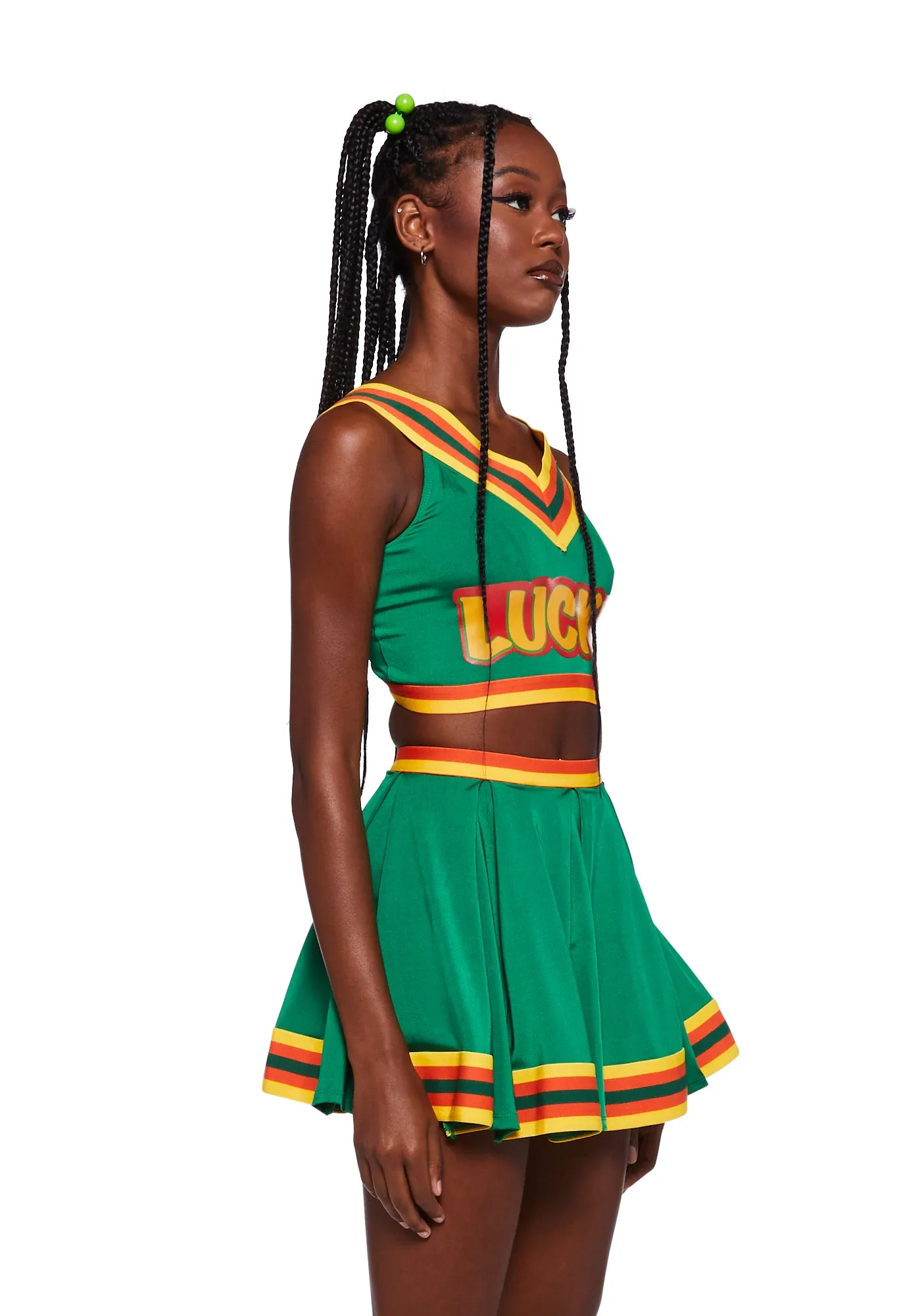 Lucky Clover Cheerleader Costume