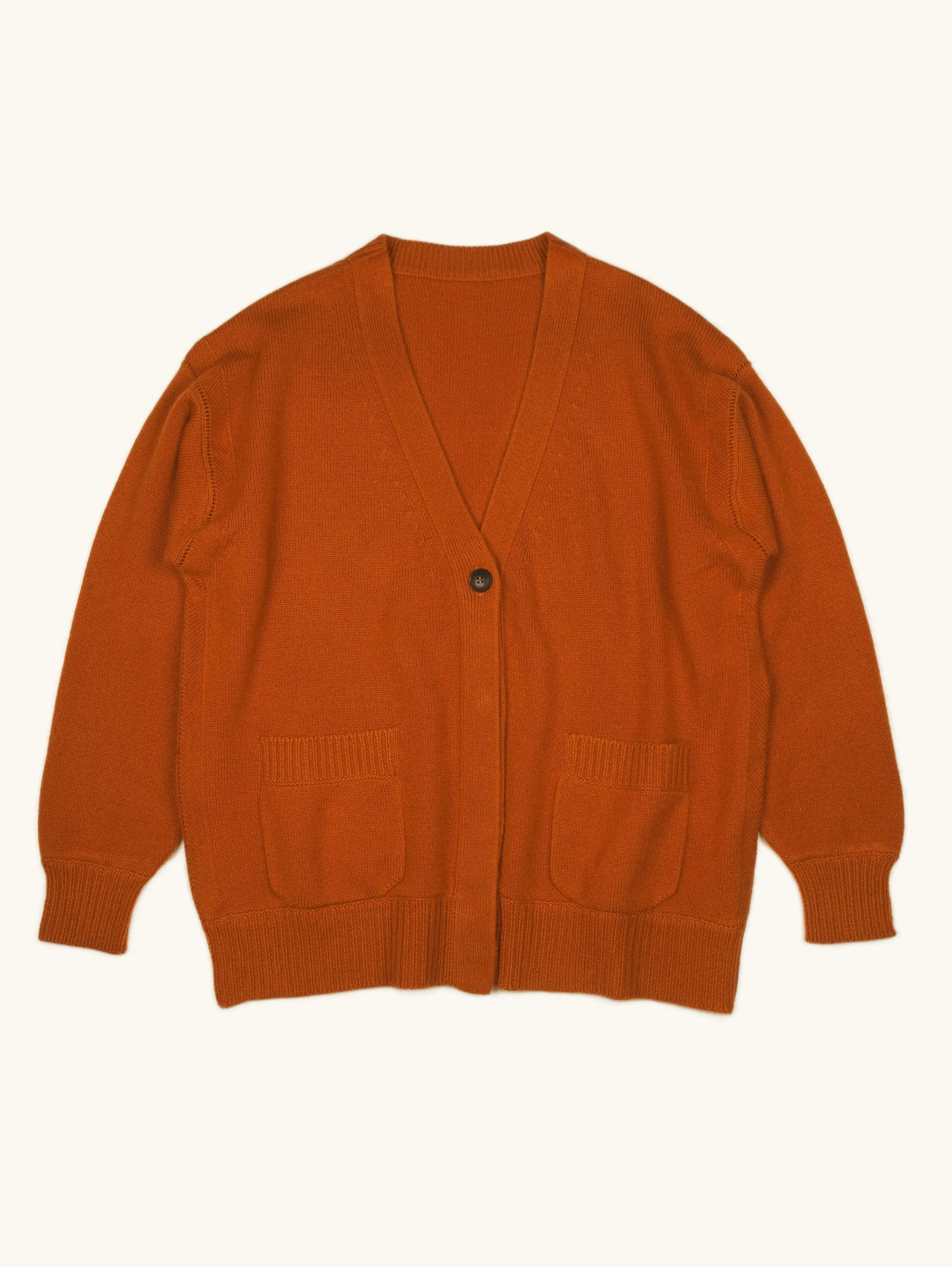 Luxury Boyfriend Cashmere Cardigan