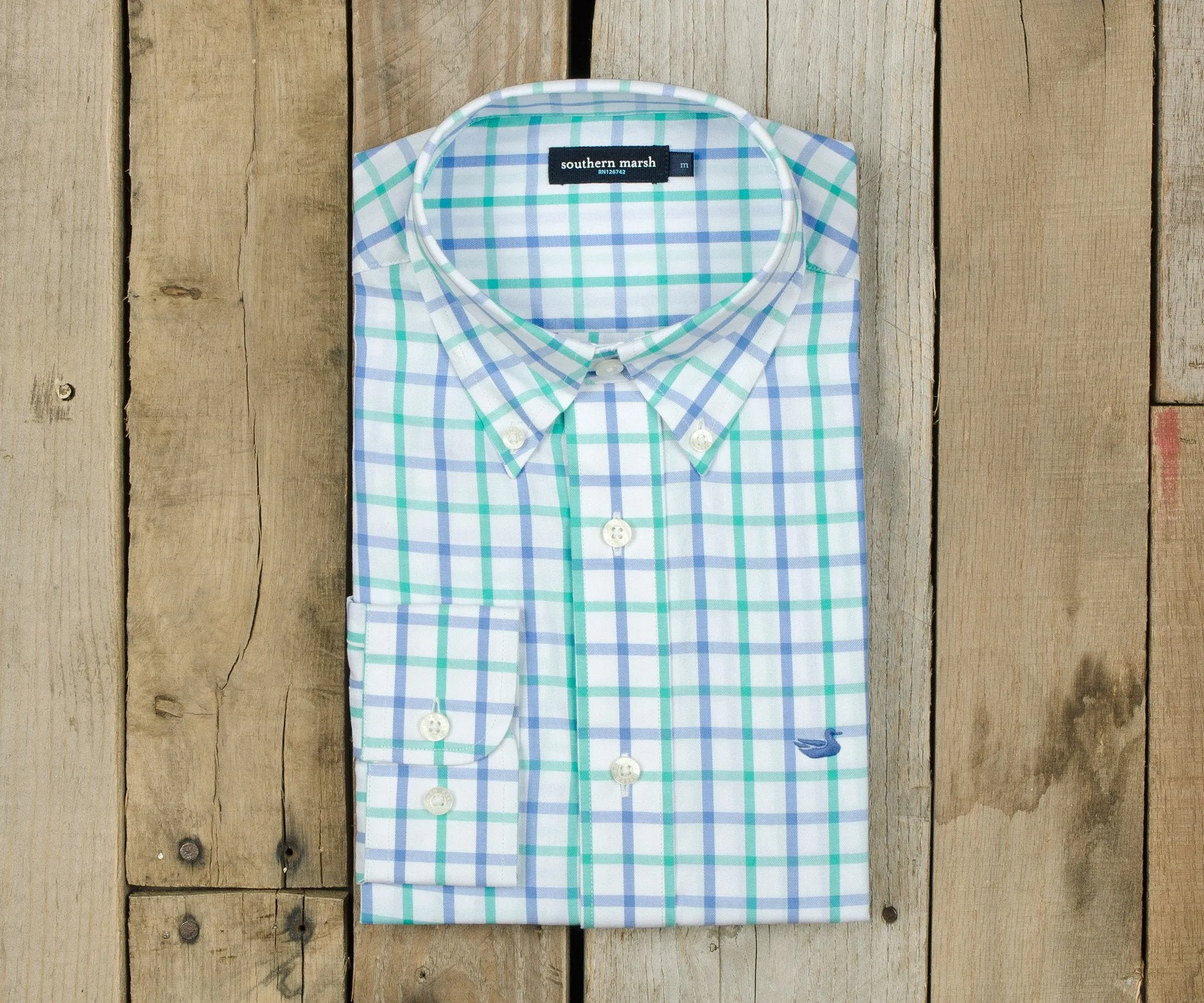 Madison Windowpane Dress Shirt