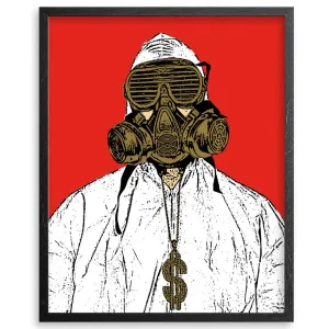 Male Extractor Silkscreen Print by Hygienic Dress League