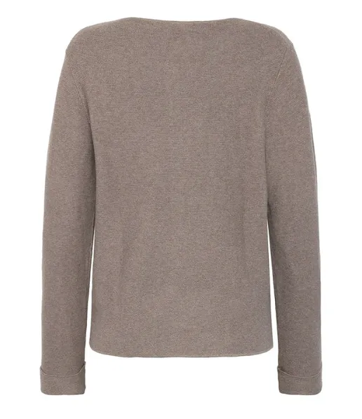 Manstead Monsoon Cardigan | Walnut   Fuschia