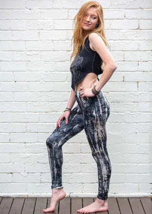 Marble Snakeskin Tie Dye Leggings
