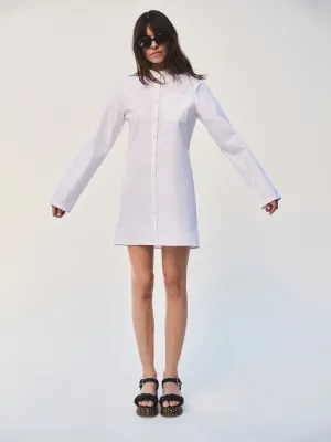 MATIN Mini Shirt Dress White
