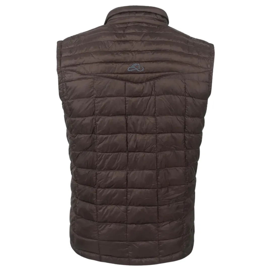 Men's Resistol Cold Bloq Vest in Brown R4A808-470552