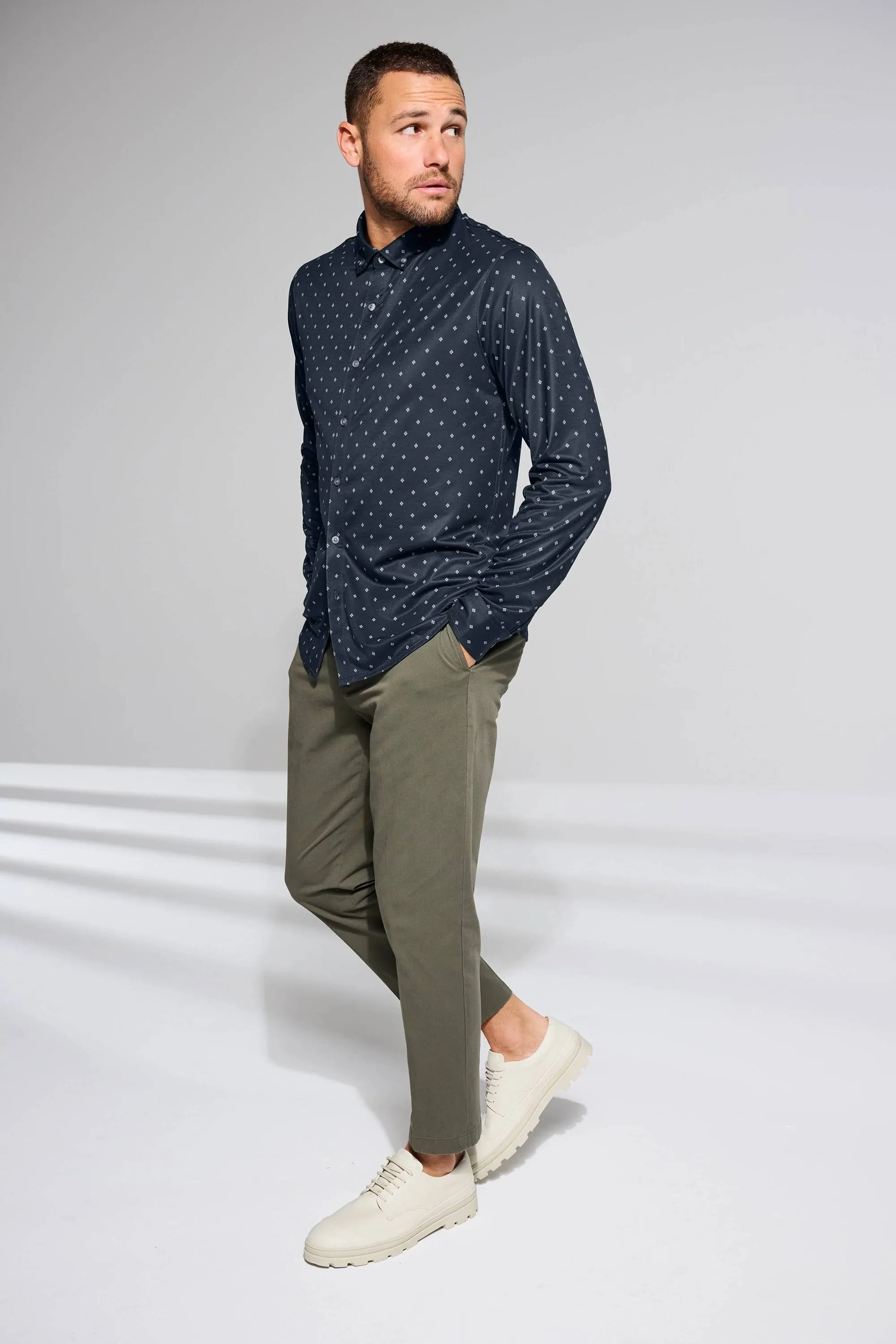 Mercer Mettle Stretch Jersey Long Sleeve Shirt