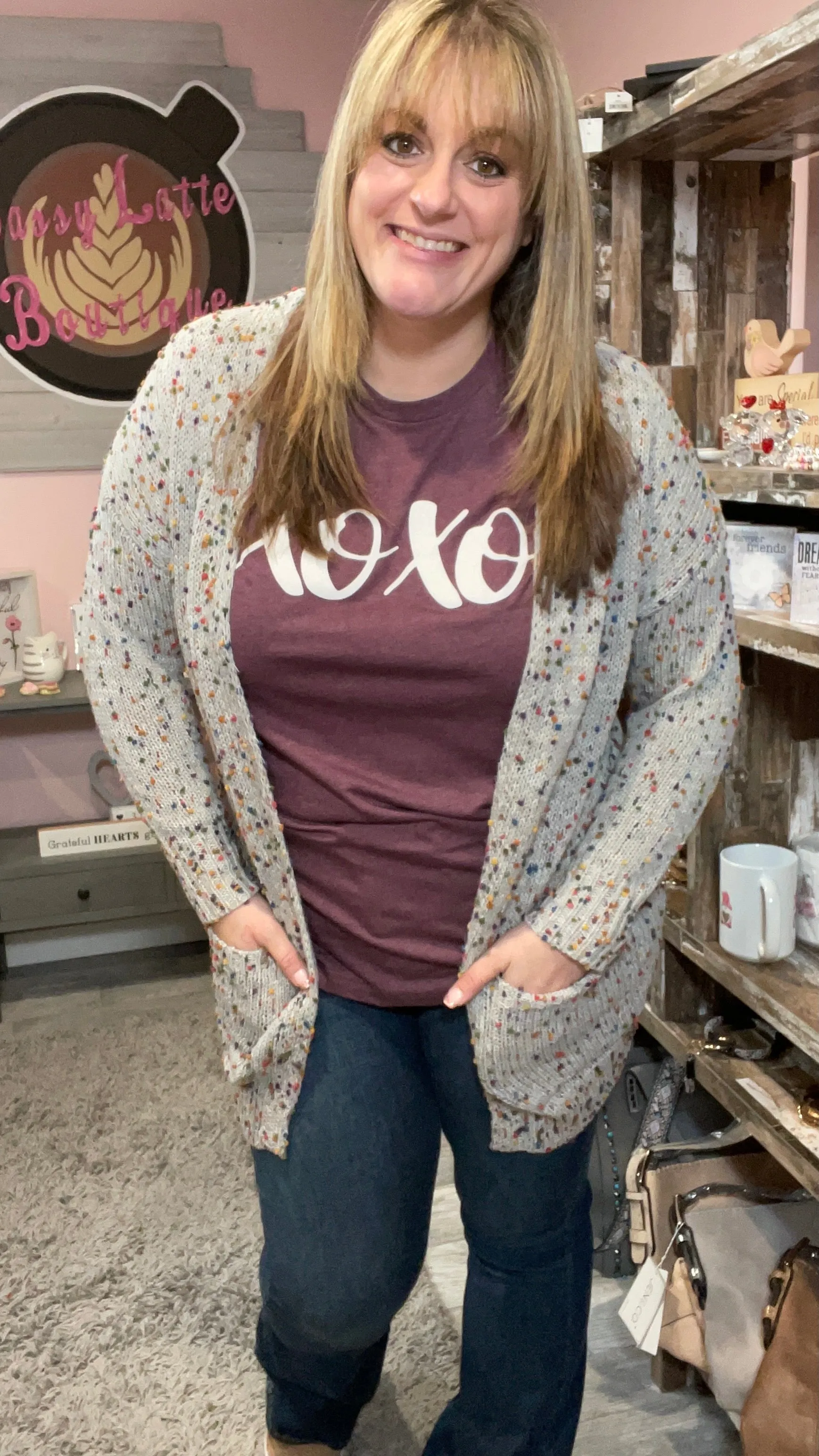 Miley Dot Cardigan