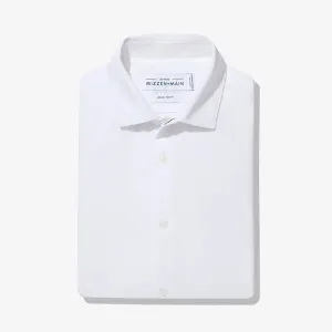 Mizzen Main Leeward Dress Shirt in Solid White