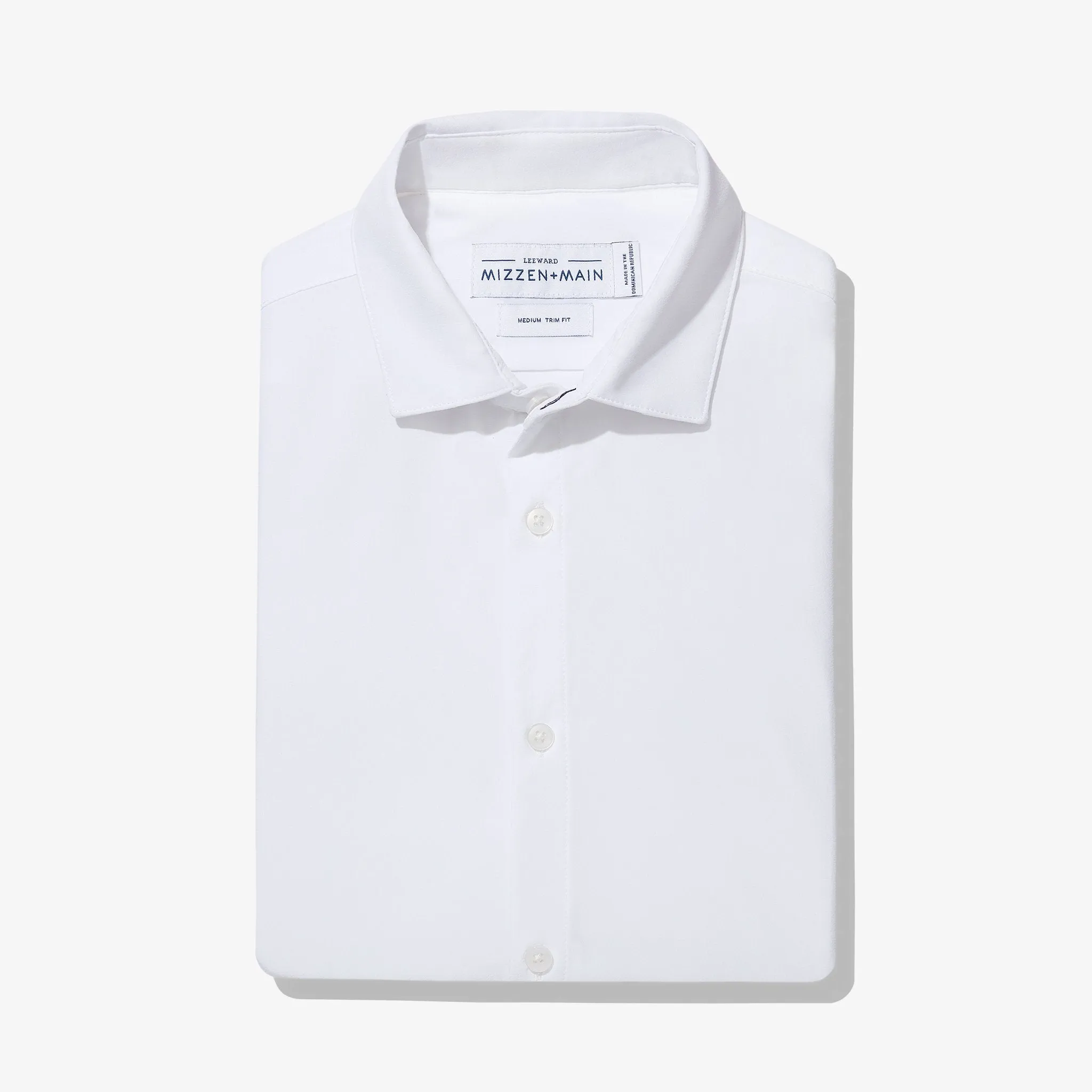 Mizzen   Main Leeward Dress Shirt White