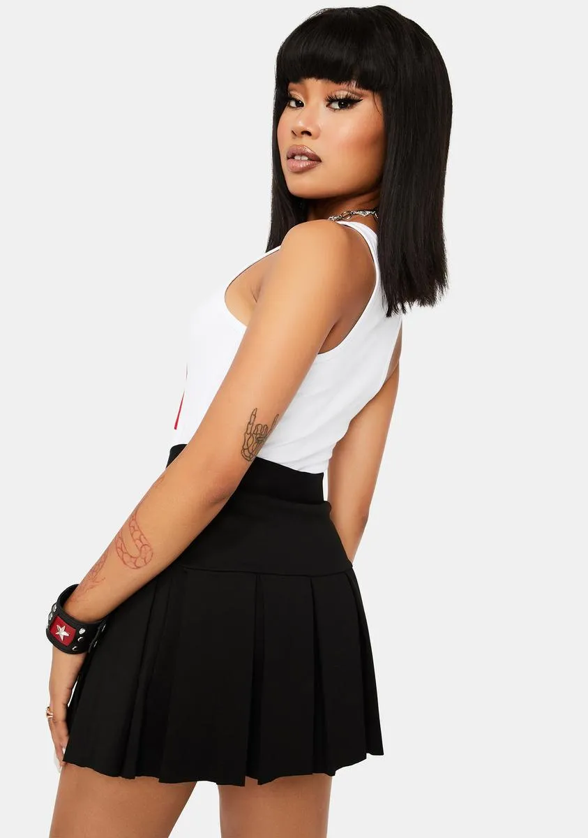 Modern School Girl Pleated Skort
