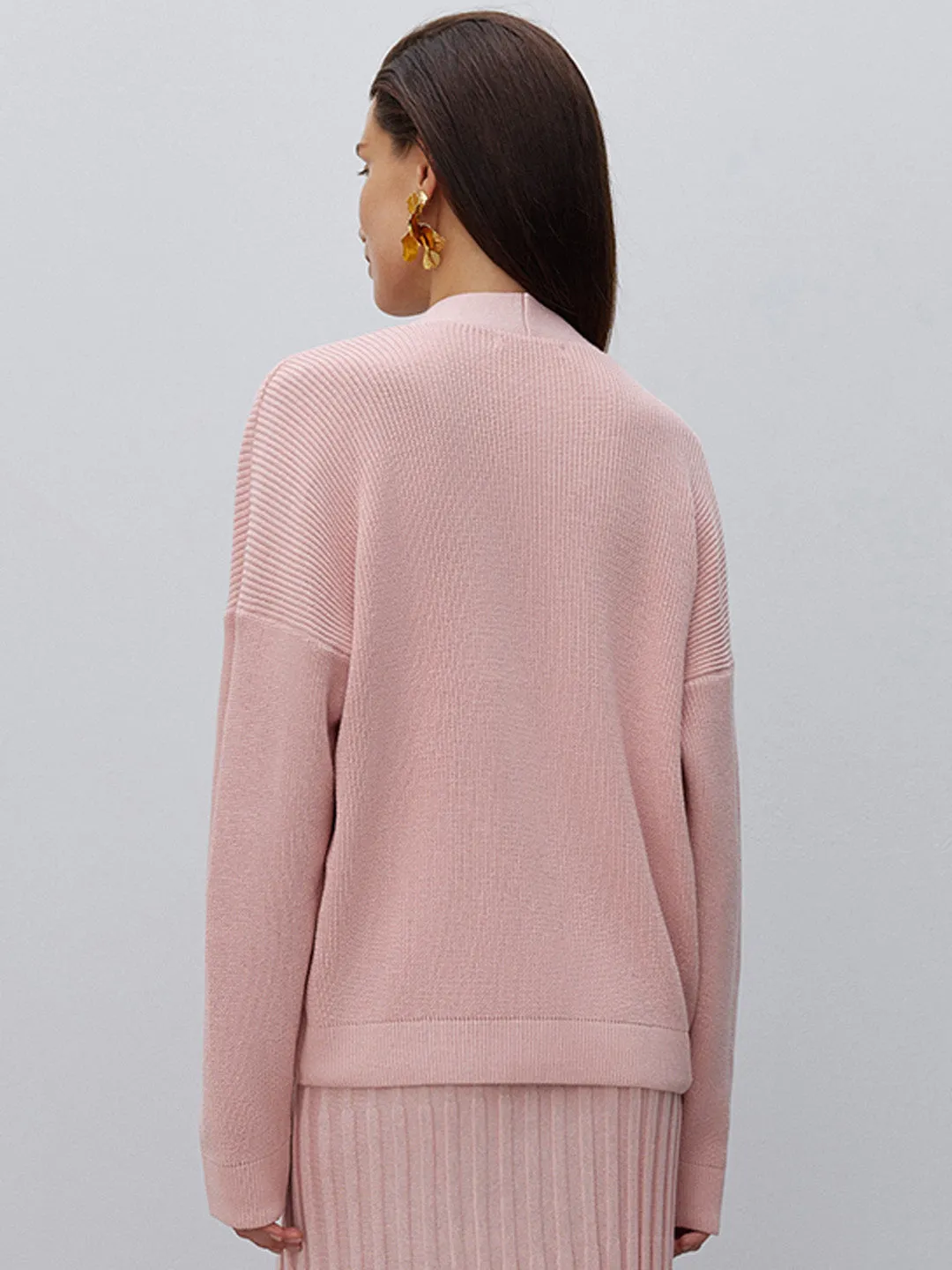 Monki Cable Rib Knitted Cardigan Lorin