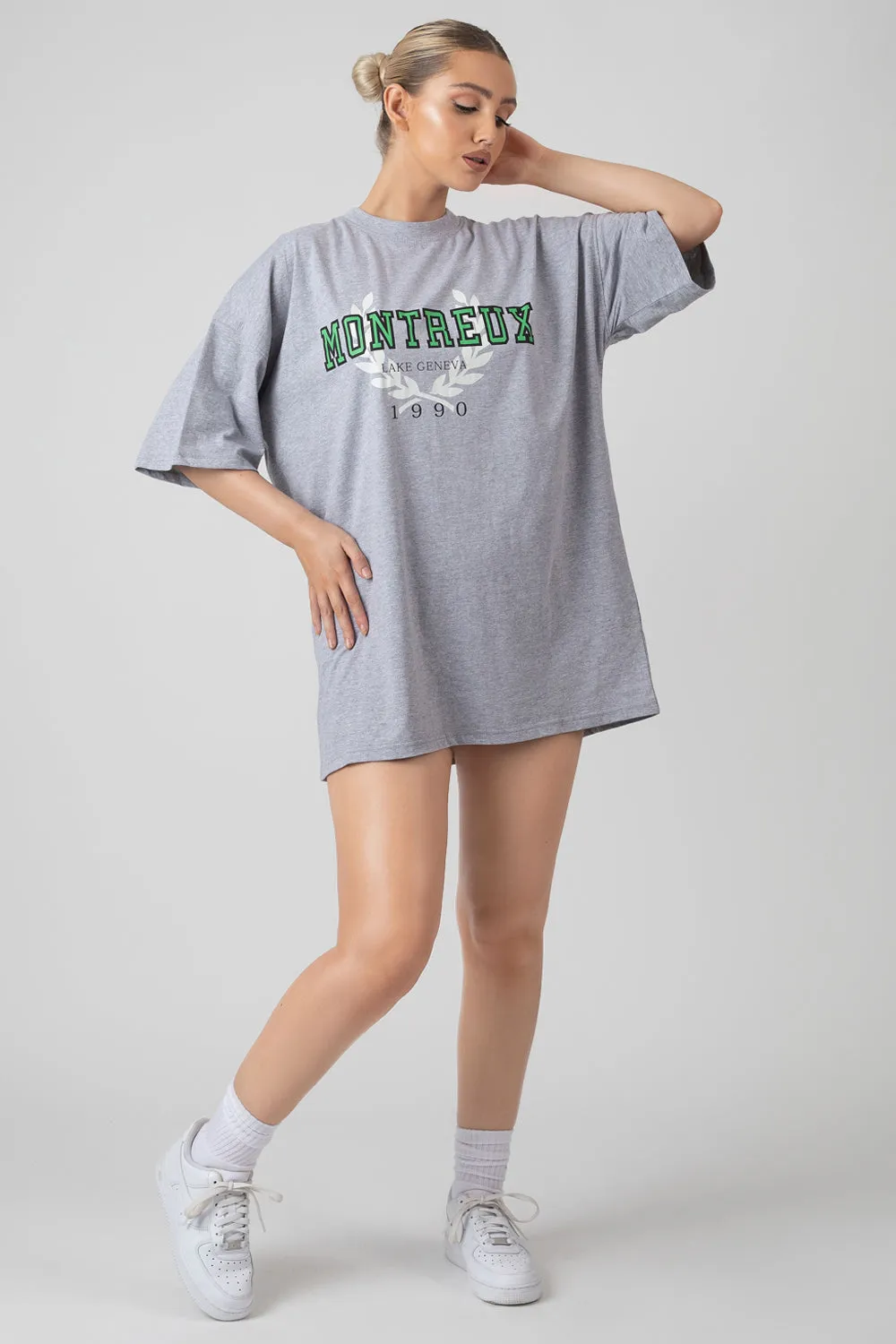 Montreux T Shirt Dress Grey
