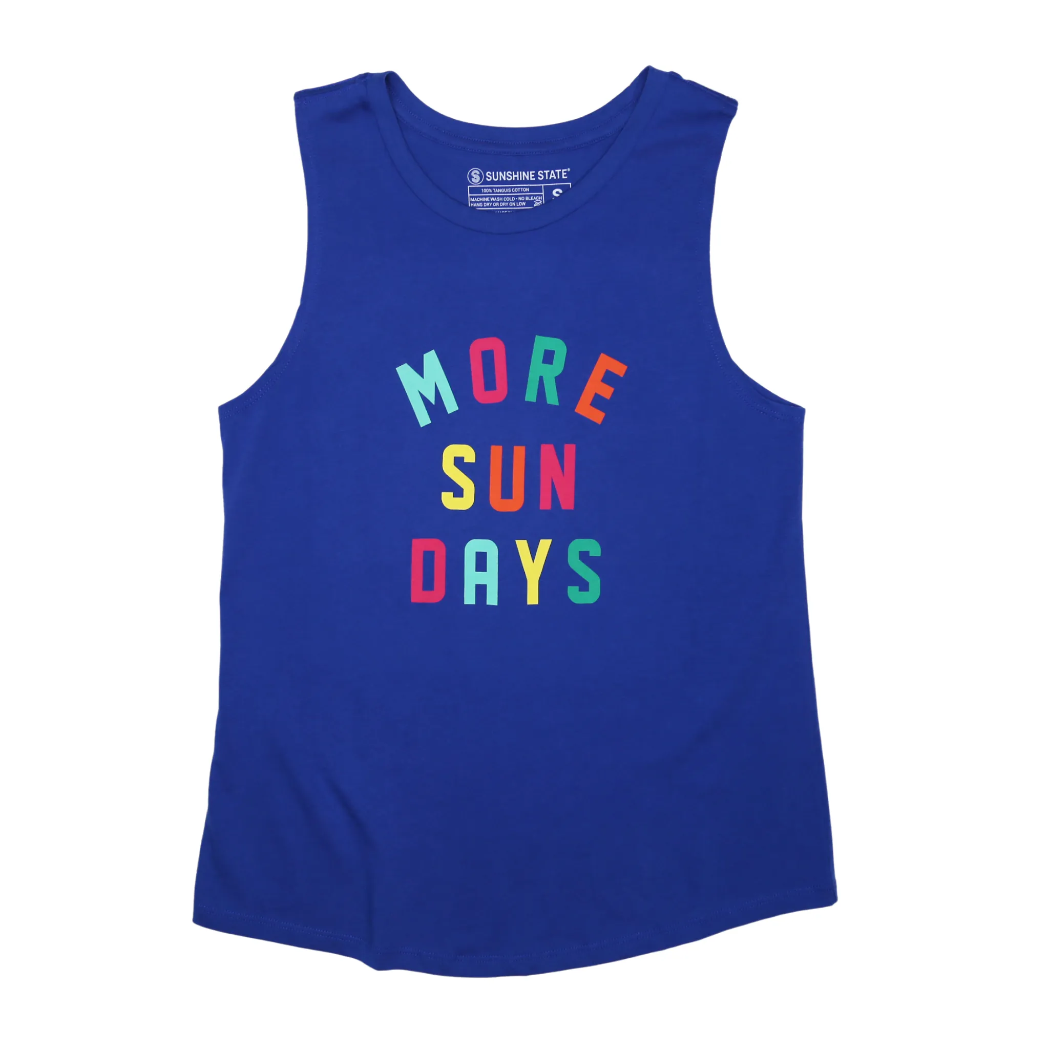 MORE SUN DAYS MUSCLE TANK - ATLANTIC BLUE