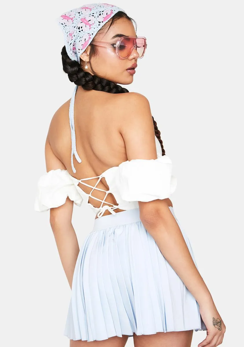 Must Be Nice Pleated Skirt