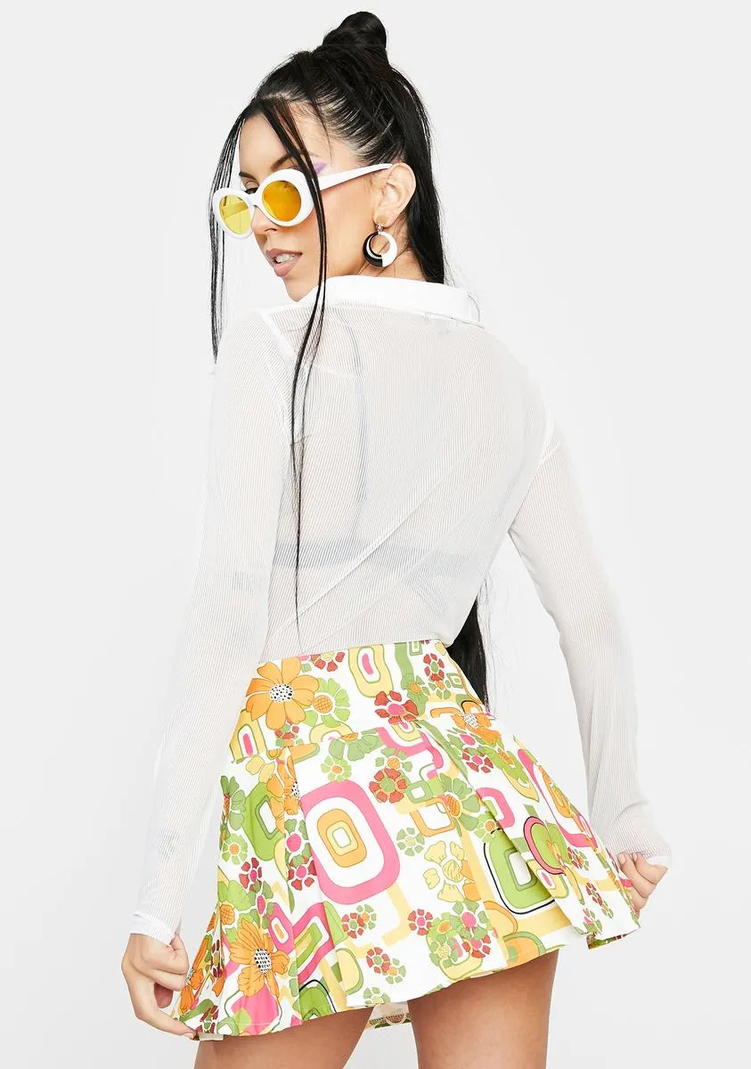 Nailed It Pleated Skirt