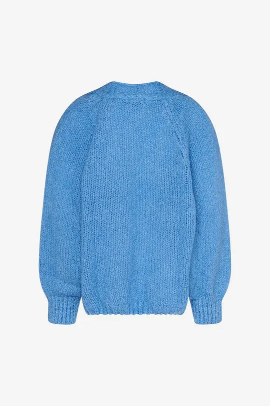 Noella Fora Knit Cardigan Blue