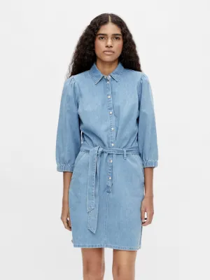 Norma Denim Midi Shirt Dress