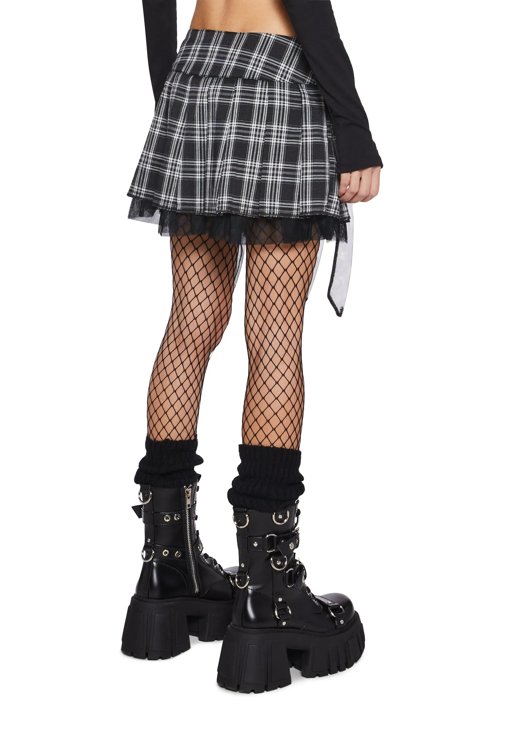 Not So Innocent Plaid Skirt