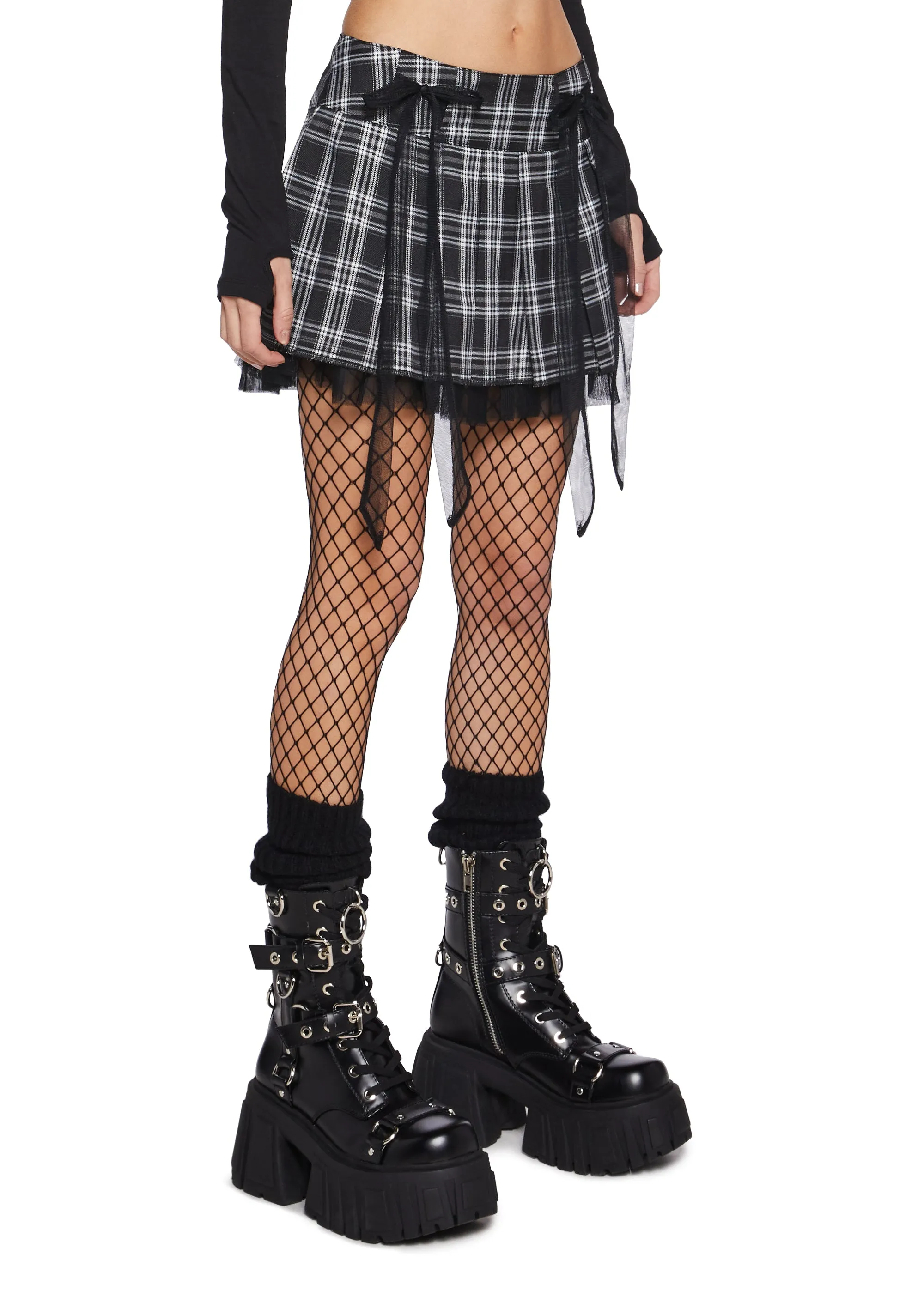 Not So Innocent Plaid Skirt