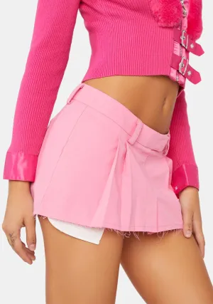 Nothing Less Micro Mini Skirt