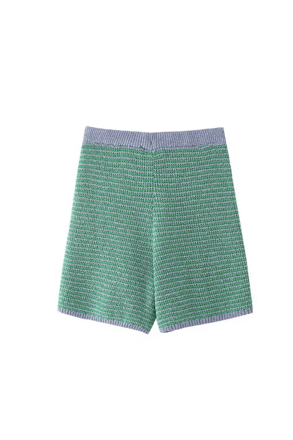 ‘Oksana’  Short Sleeve Knit Top & Casual Shorts Set （Sold Seperately)
