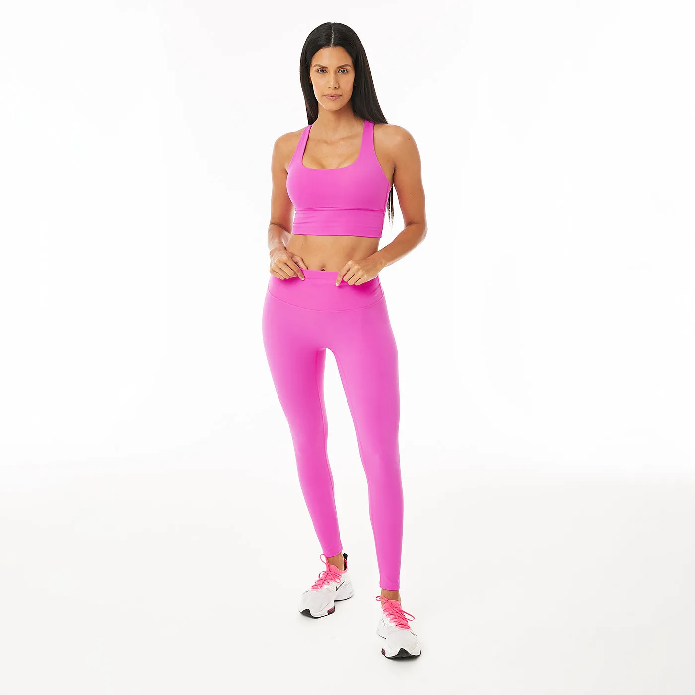 Olivia High Waisted Legging - Rose