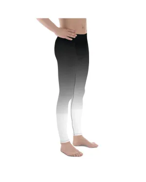 Ombre Black to White Meggings