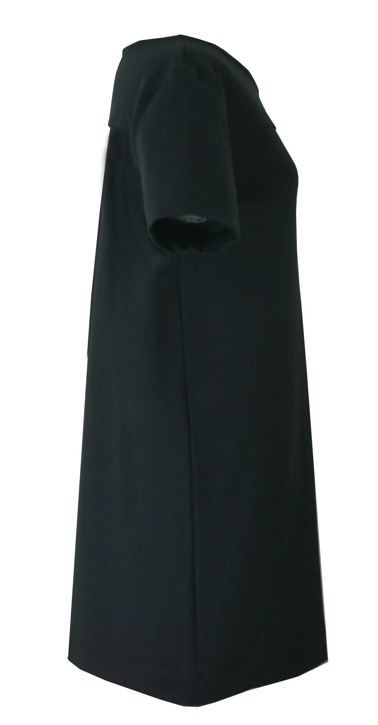 Organic Cotton T-Shirt Dress in Black