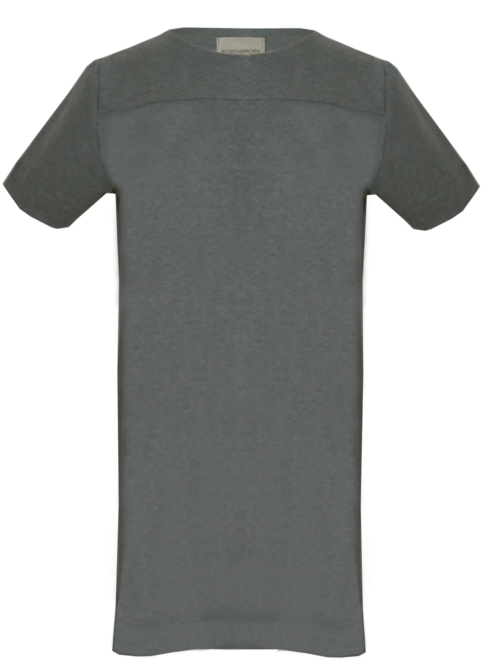Organic Cotton T-Shirt Dress in Grey