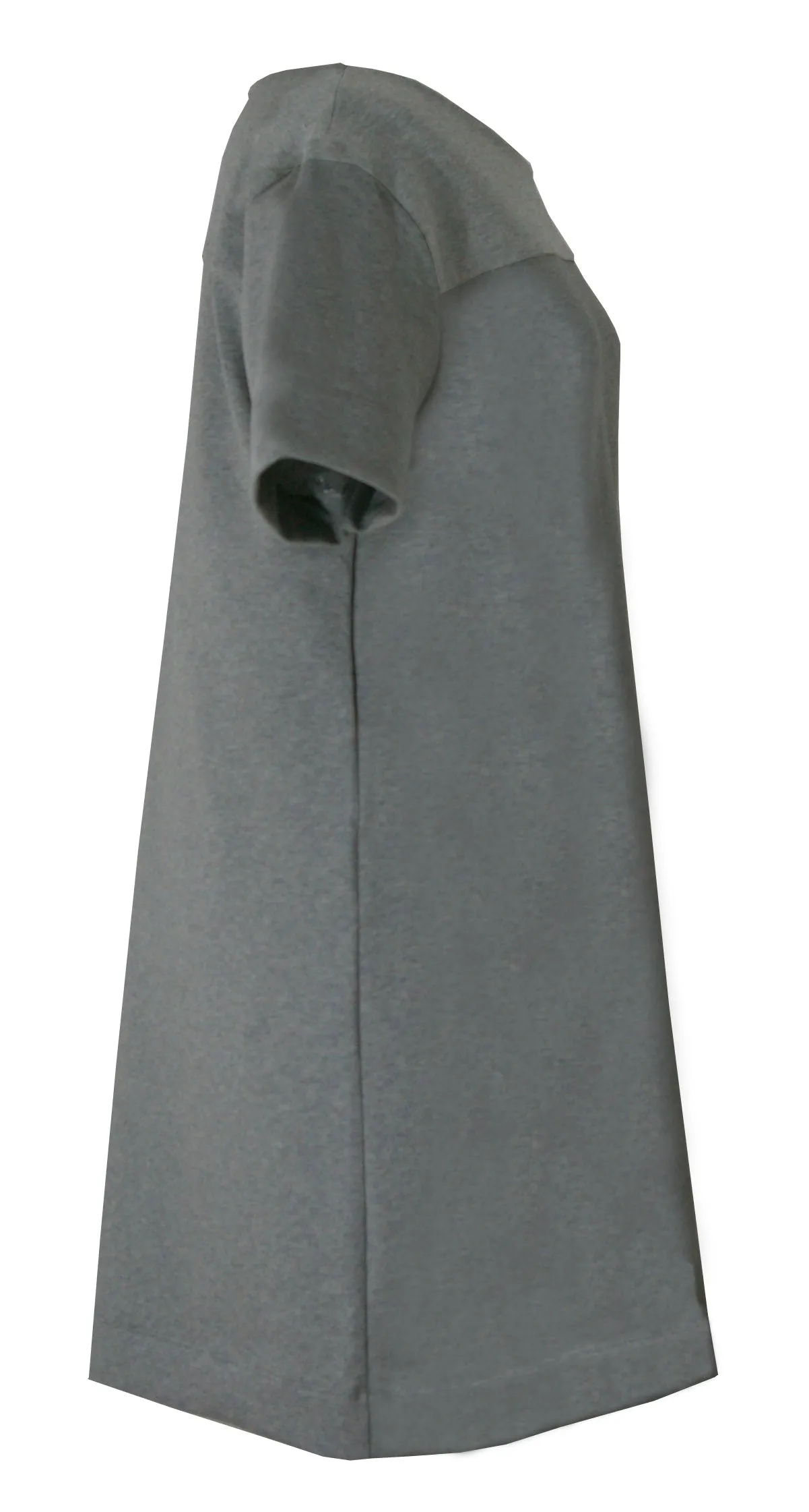 Organic Cotton T-Shirt Dress in Grey