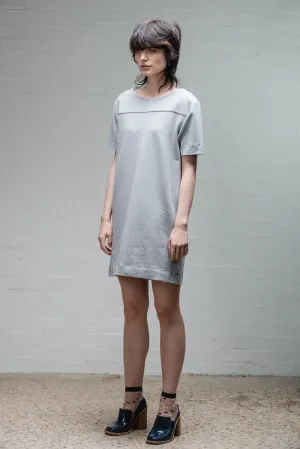 Organic Cotton T-Shirt Dress in Grey