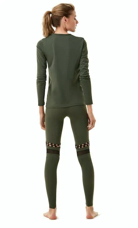 Orla Army Green Leggings