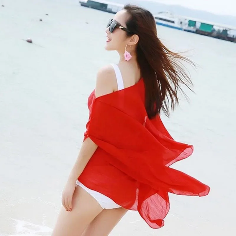 Oversize button bikini cover up  shirt dress
