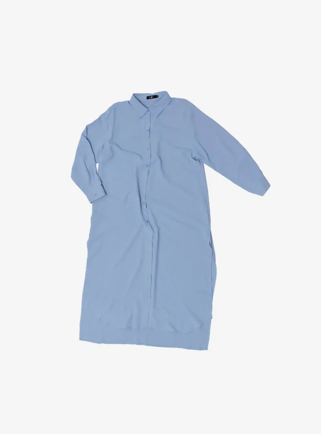 Oversized Shirt Dress - Bloo Palette Series
