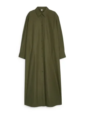Oversized shirt dress
