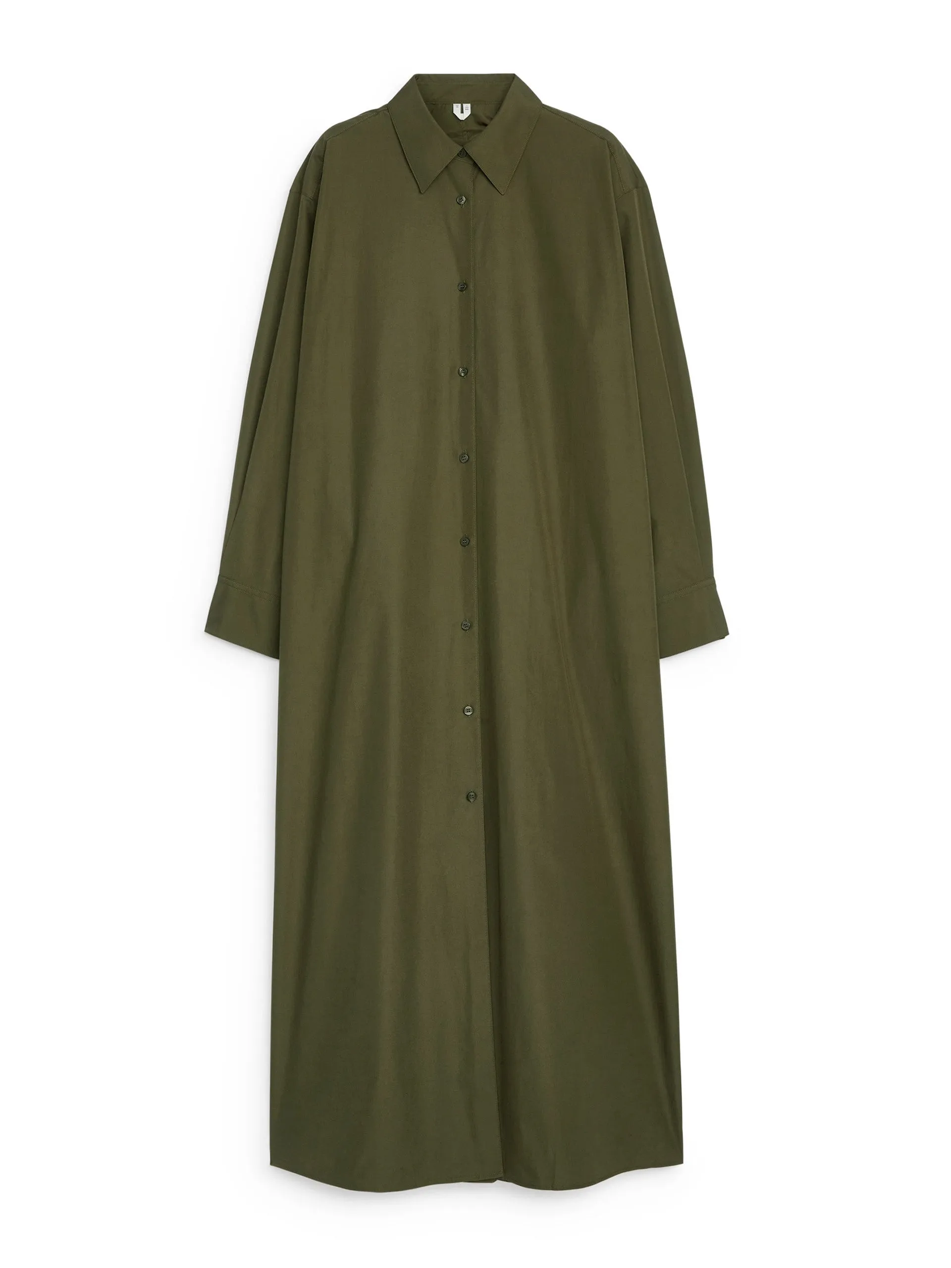 Oversized shirt dress