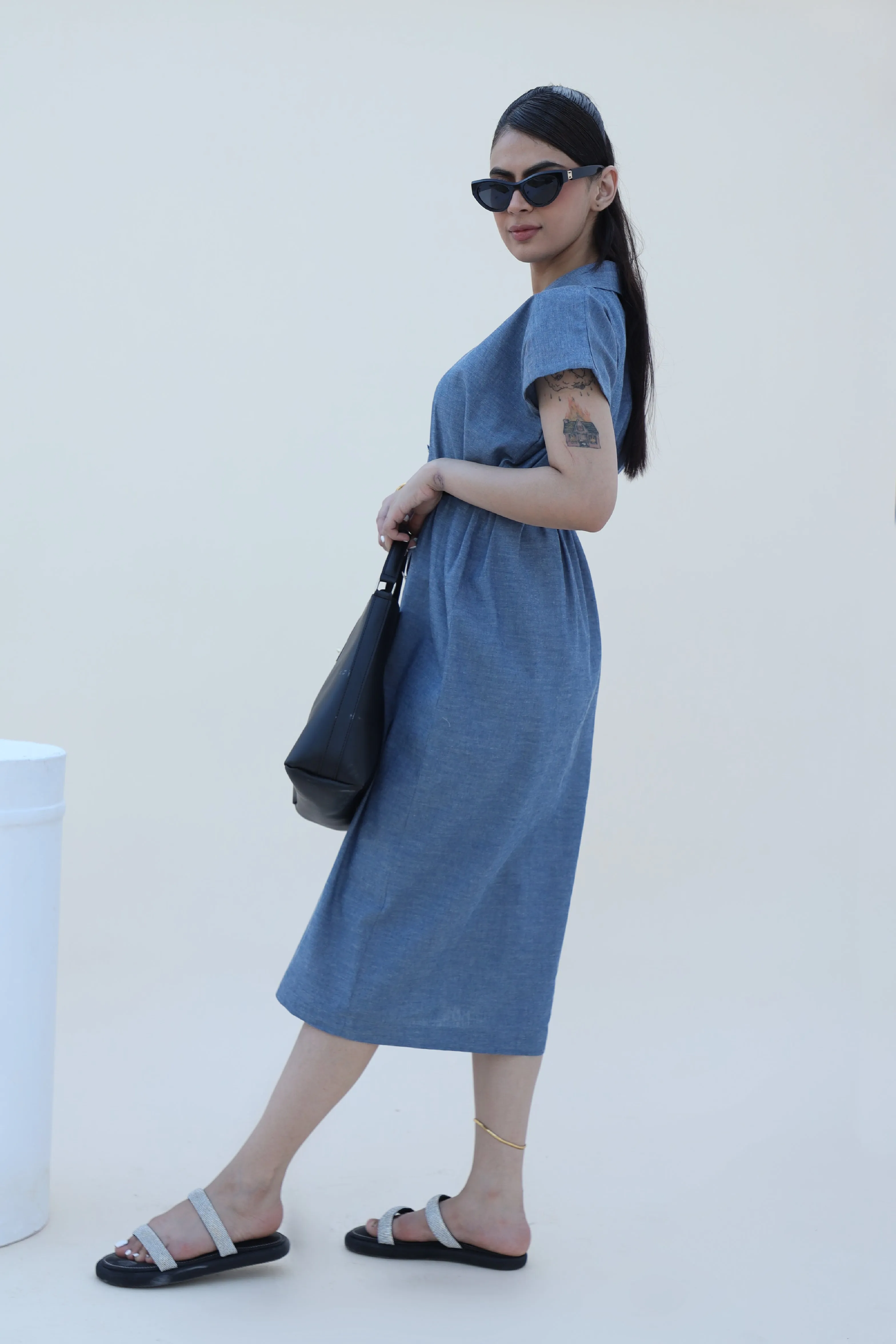 Parker Denim Shirt Dress