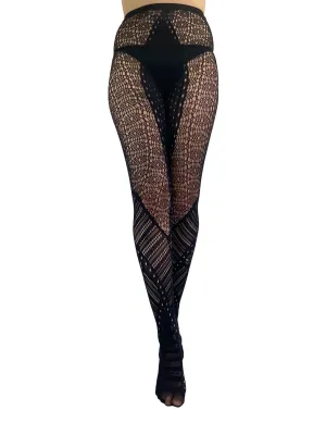 Patchwork Net Tights