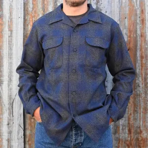 Pendleton Men's Board Shirt Navy Oxford Mix Ombre