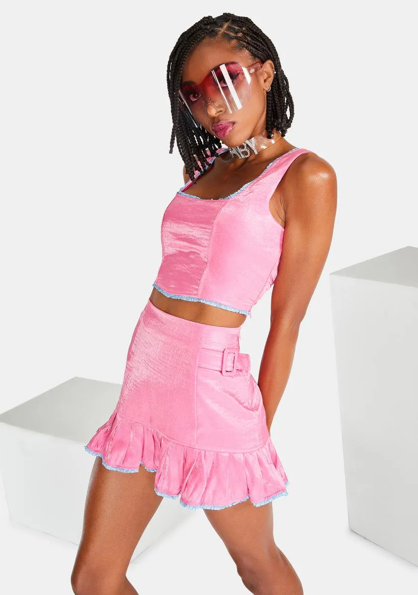 Pink Billie Mini Skirt