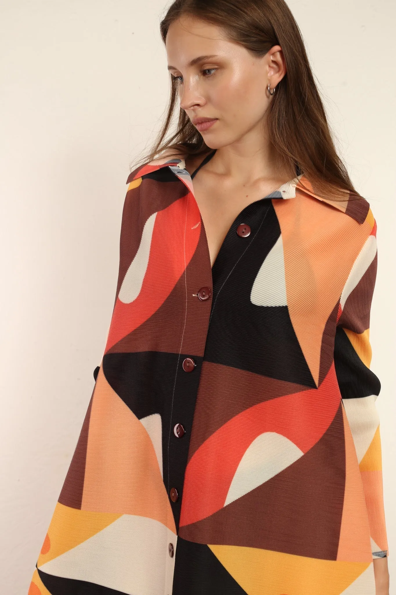 PLEATED DRESS SHIRT ALYSA