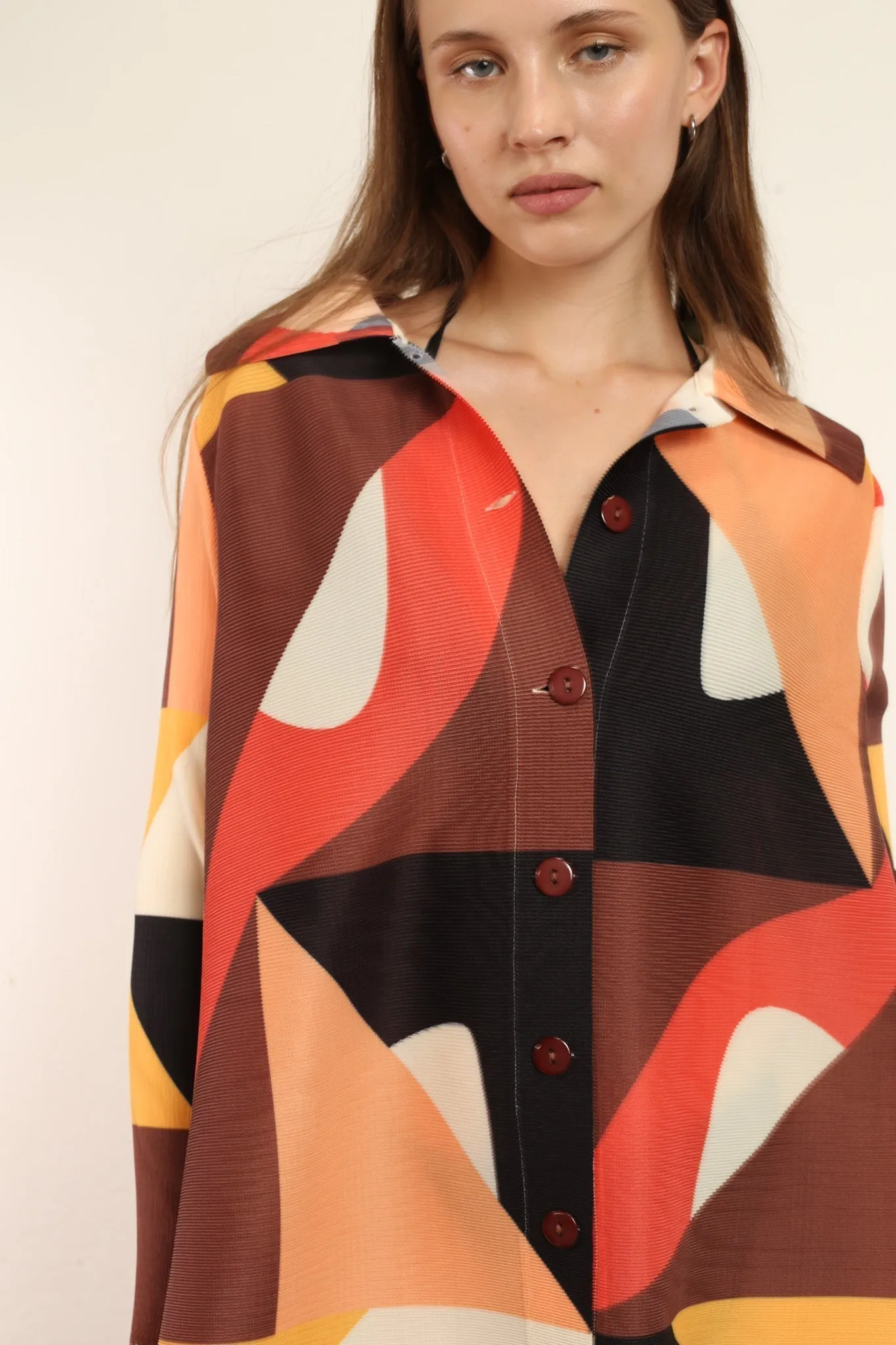 PLEATED DRESS SHIRT ALYSA