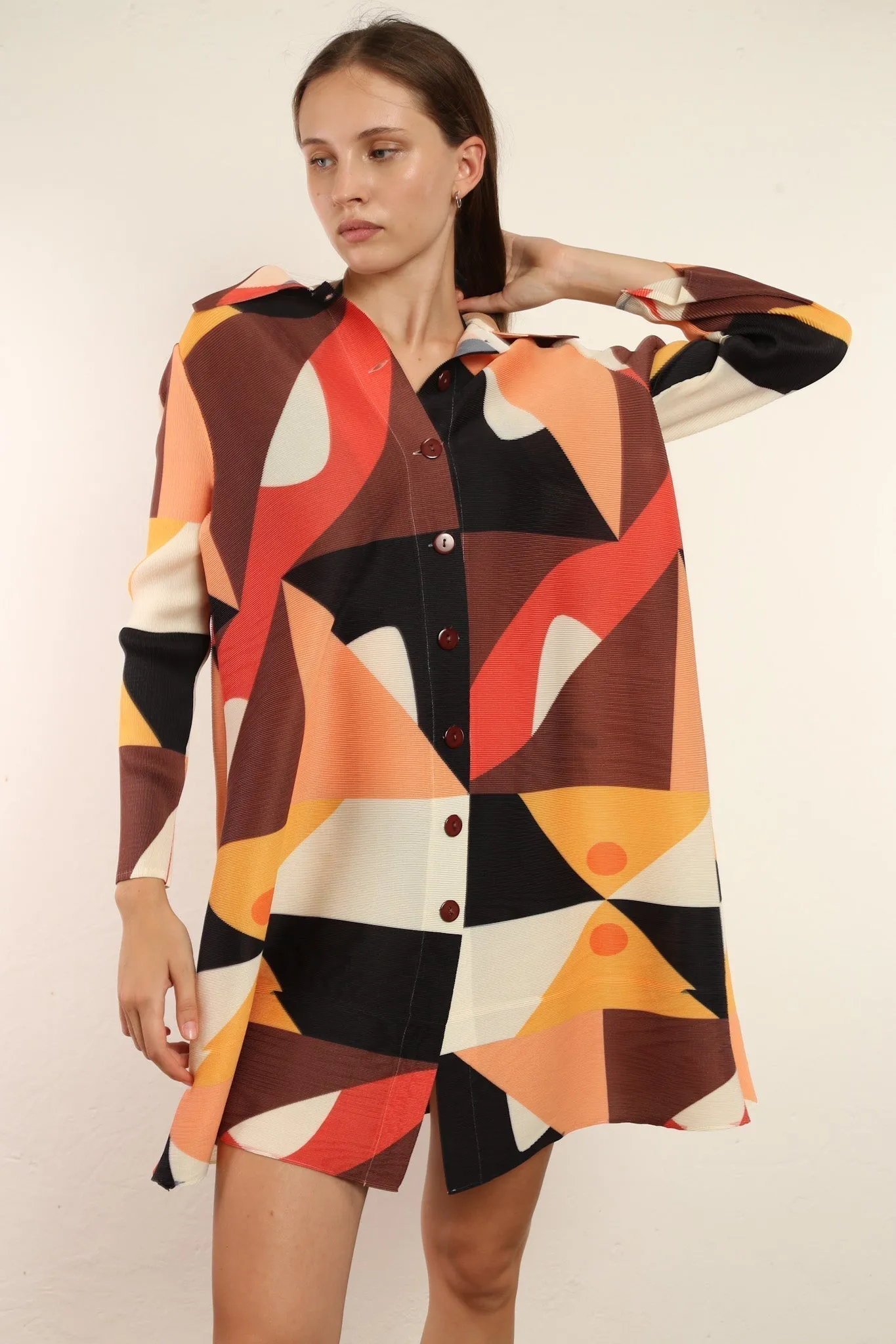 PLEATED DRESS SHIRT ALYSA